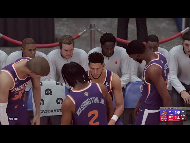 Game 6 Suns vs Pistons NBA Finals - NBA 2k23