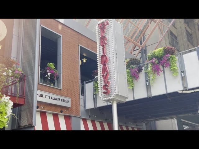TGI Fridays at Fourth Street Live! in downtown Louisville is closed
