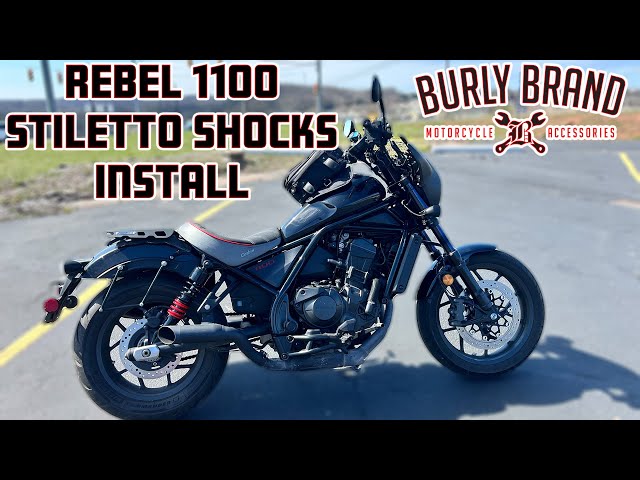 Burly Brand Rebel 1100 Stiletto Shocks Install