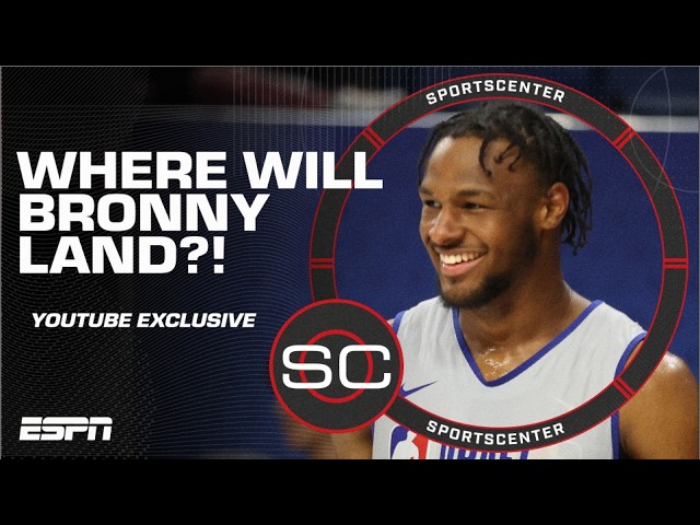 Bobby Marks’ NBA Draft VERDICT + where is Bronny James heading?! | SportsCenter YT Exclusive