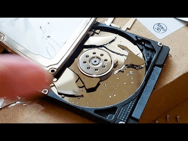 How to Destroy Data on a Dead 2.5" Hard Disk Drive