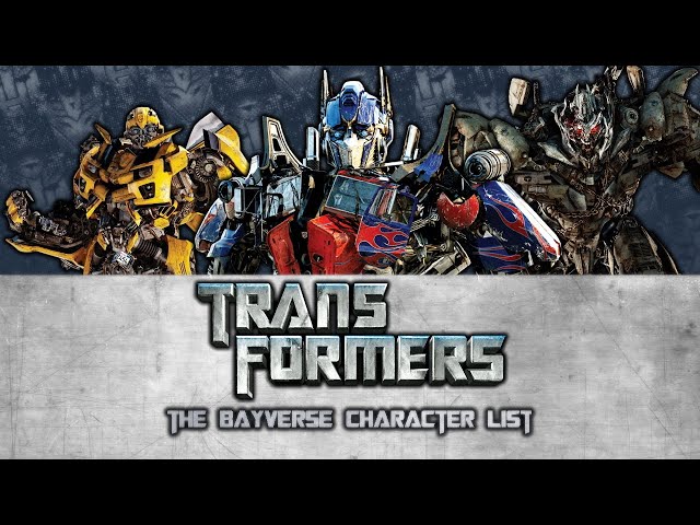 Transformers All Characters 1-5