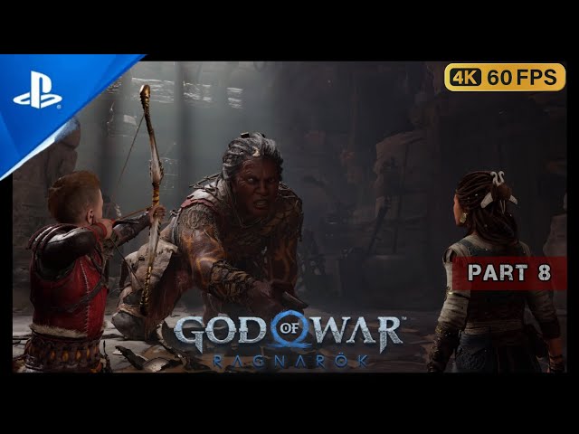 God of War Ragnarok Walkthrough Part 8 - AS Young Kratos Gameplay [4K 60ᶠᵖˢ ✔]