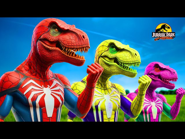 🔴The Best of Dinosaur T-Rex Attack T-Rex vs Giant Spider | Jurassic Park 4 | Dinosaur Tyrannosaurus