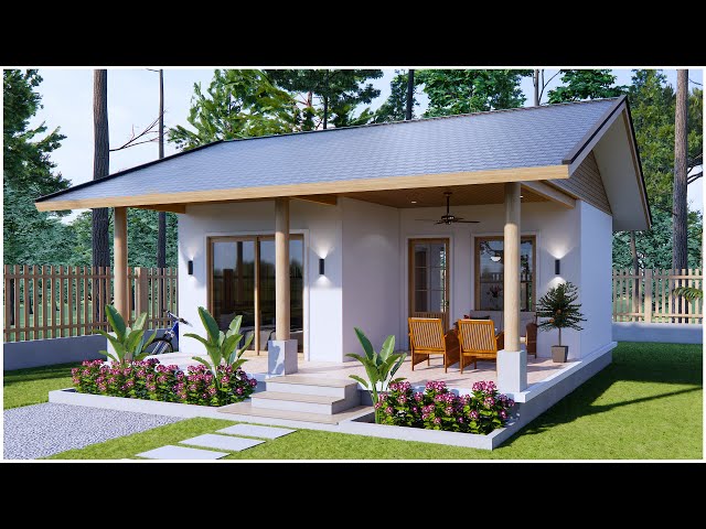Tiny House Design | 7m x 6.5m | Simple house countryside