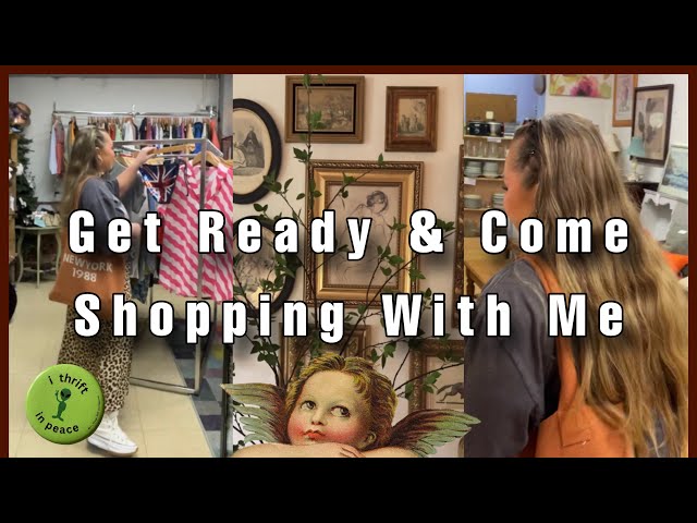 Let’s get ready to go charity shopping together | Thrift Haul | GRWM | Vlog style