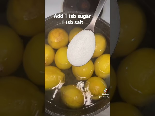 How to make pickled lemons