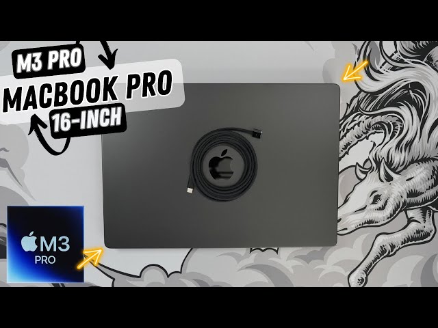 M3 Pro 16-inch MacBook Pro Space Black Unboxing & Setup