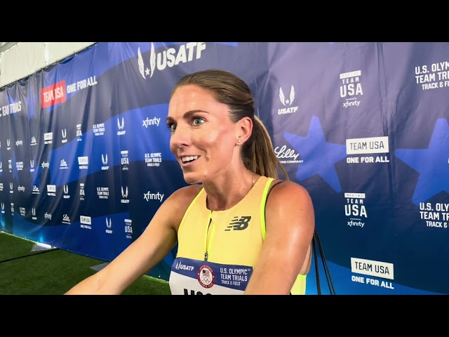 Cory McGee Wants to be a Mentor for Other Women as a Veteran of the Sport Talks after 1500m Heats
