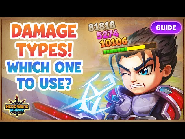 DAMAGE TYPES: Know The Difference! | Hero Wars: Alliance