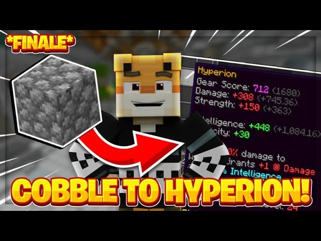 Mining from NOTHING to a Hyperion!! (FINALE) -- Hypixel Skyblock