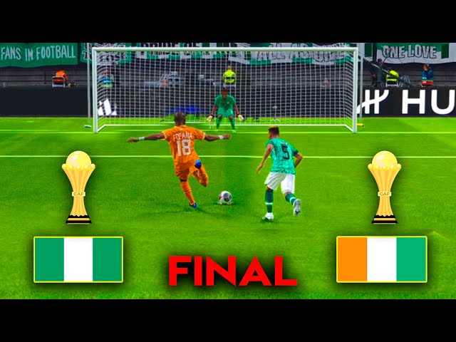 Nigeria vs Côte d'Ivoire | FINAL - Penalty Shootout | Coupe d'Afrique des Nations 2023 - Gameplay