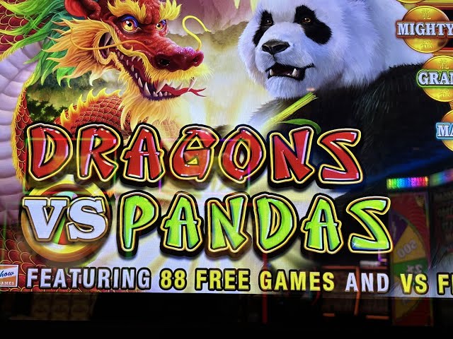 Waiting for luck on Dragon Vs Panda slot machine.