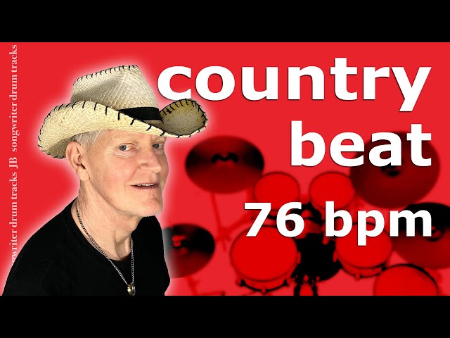 Country Drum Beat 76 BPM - Drum Backing Track in the Style of Forever After All - Luke Combs - #59