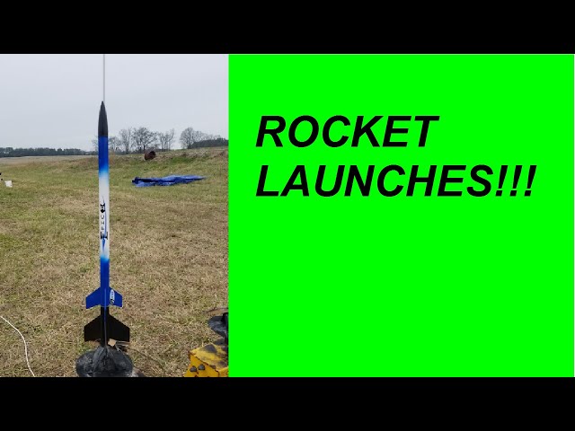 Epic II, Olympus and other Estes Rocket Launches