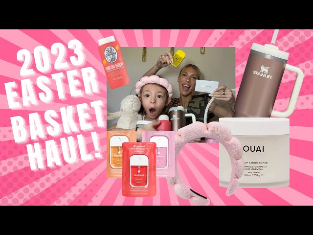 Easter basket haul 2023 | The bunny was SO good to her!