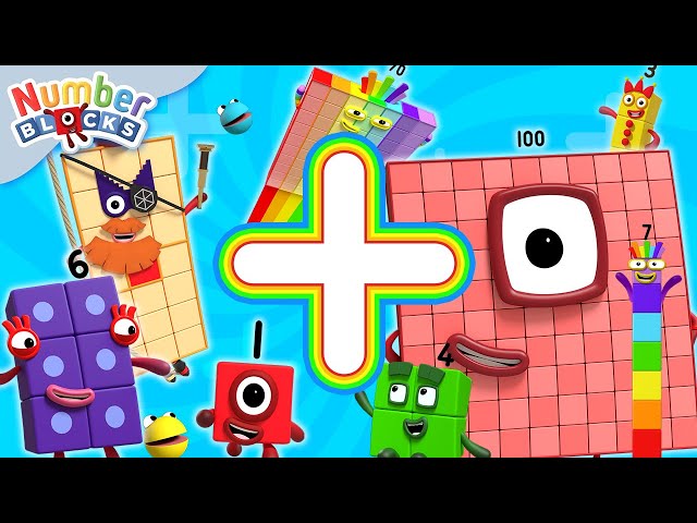 🔢 Addition Special All Levels 🧮  | 2 Hours Compilation | Numbers Cartoon for Kids | Numberblock