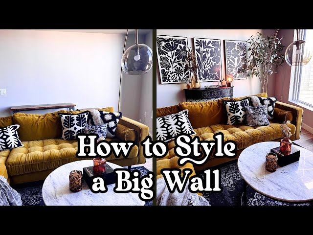 New Apartment Decorating PART 4: Decorating a Big Wall + My Tips!