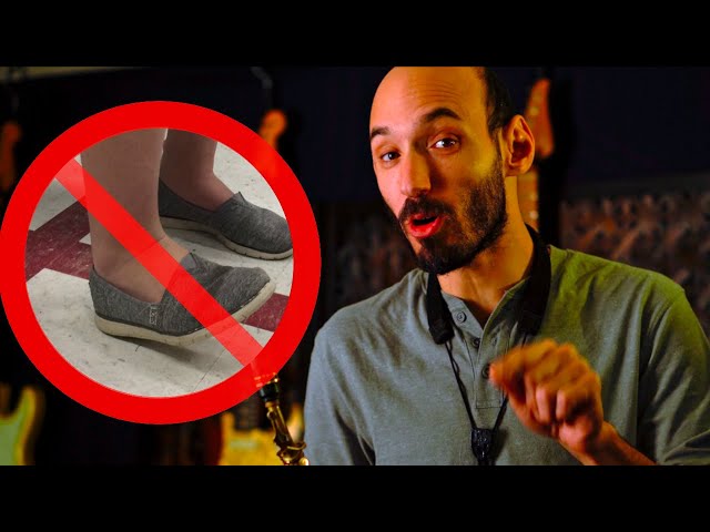 Musicians: STOP TAPPING YOUR FOOT