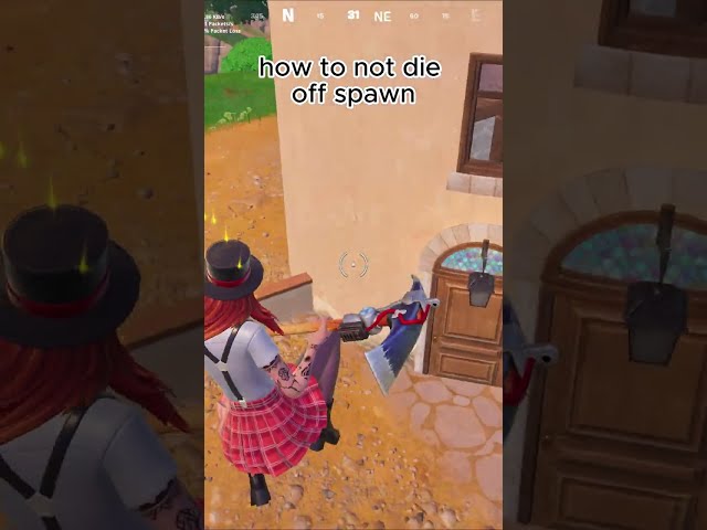 how to not die off spawn  #forniteclip #forniteclips #fortnite #foryou #viral