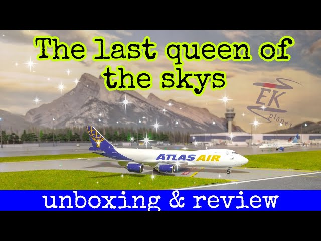 REVIEW 🔴  The LAST Boeing 747 Atlas {Geminijets} 1/400 #review #unboxing #geminijets