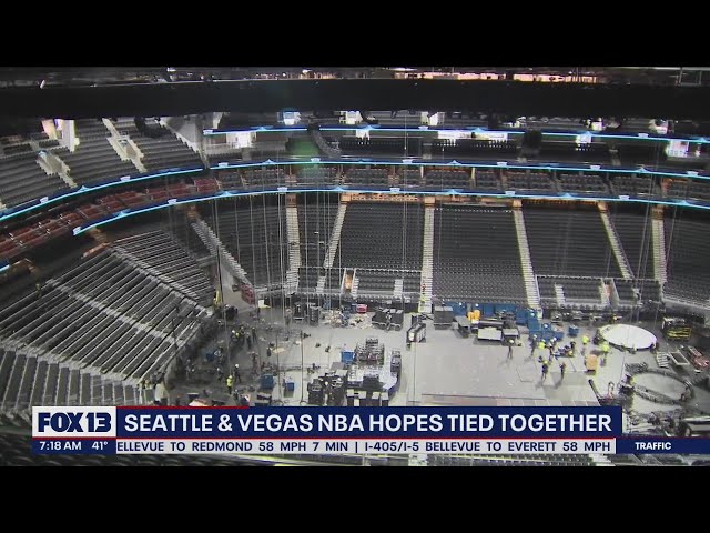 Construction of new arena in Las Vegas raises hope for NBA teams in Vegas and Seattle | FOX 13 Seatt