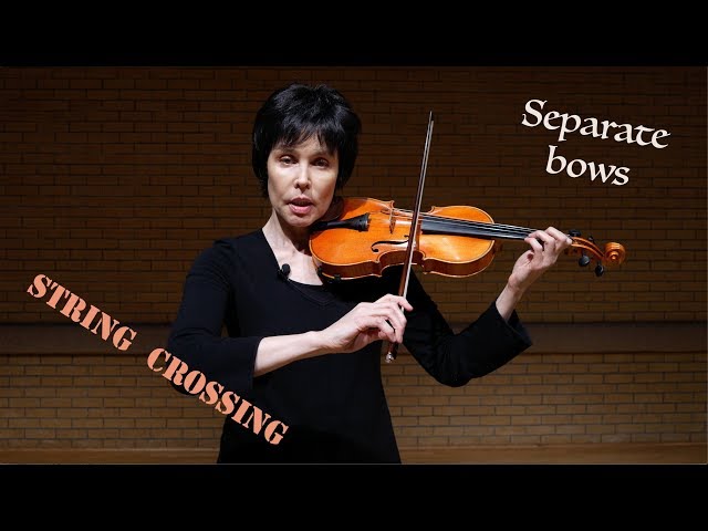 Violin Techniques - String Crossing (Separate Bows)