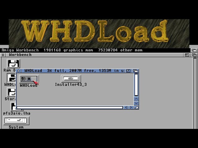 Installing WHDLoad In WinUAE And Testing Some Games On The Amiga A600