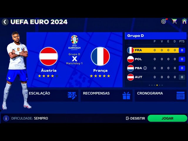 O MELHOR JOGO DE FUTEBOL (ANDROID/IOS) COM UEFA EURO 2024 SELEÇÕES LICENCIADAS E NARRAÇÃO BRASILEIRA