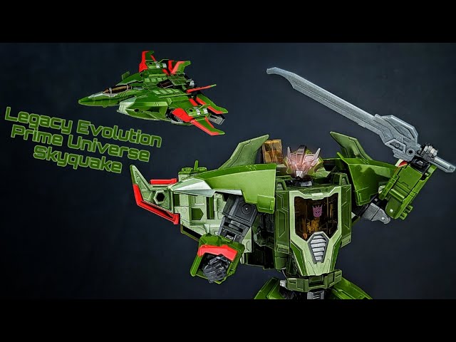 Transformers Generations: Legacy Evolution ||  Prime Universe Skyquake  (with Nonnef upgrade kit)