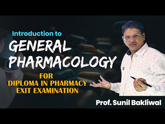Introduction to General Pharmacology For Diploma In Pharmacy Exit Examination (DPEE) | #pharmacyexam