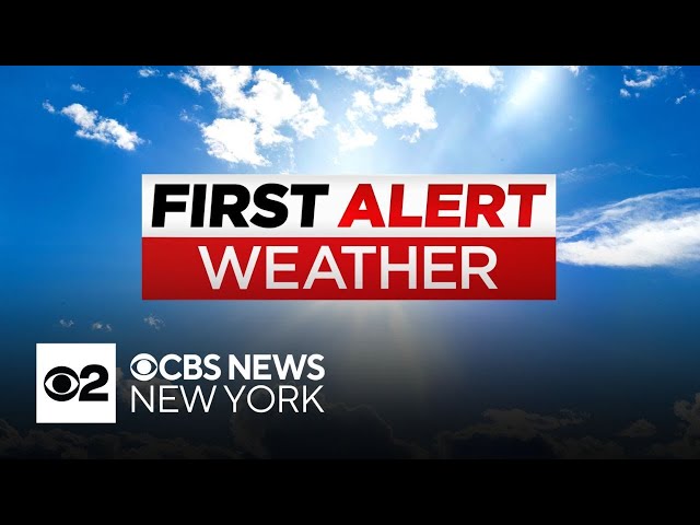 First Alert Weather: Humidity starts to break around NYC area