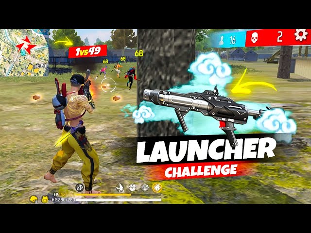 Hardest Challenge 🥴 Only Anti Material Launcher Challenge 😱 Free Fire