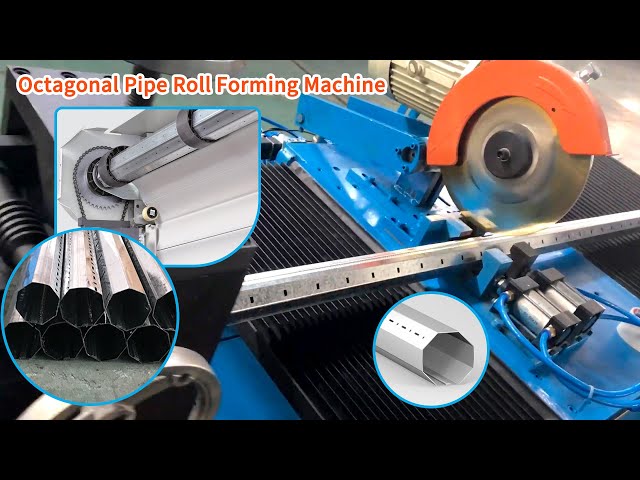 Octagonal Pipe Tube Making Machine for roller shutter door | octagonal tube roll forming machine