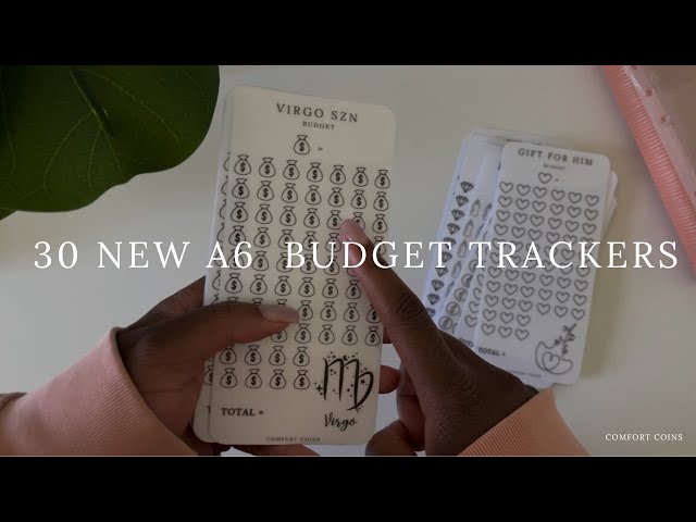 New A6 Budget Trackers!!