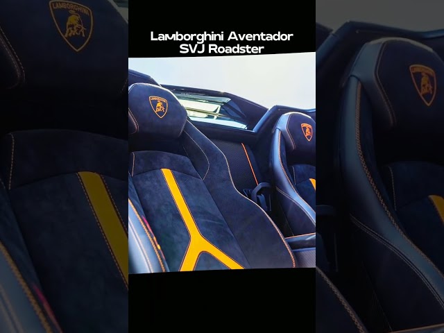 Lamborghini Aventador SVJ Roadster | #luxurycar #trendingcar