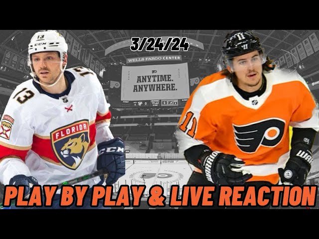 Philadelphia Flyers vs Florida Panthers Live Reaction | NHL LIVE | Watch Party | Panthers vs Flyers