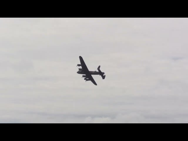 Lancaster Bomber "wheels down", Blackpool Air show