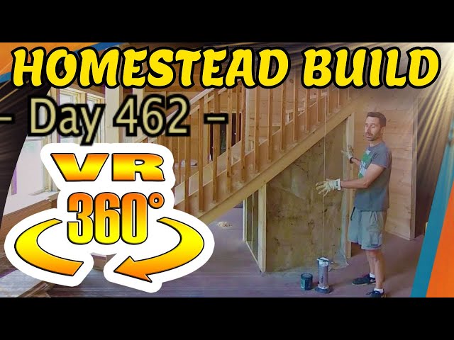 Homestead Building - Designing the Woodstove Hearth of the Home, Found Stone Wall