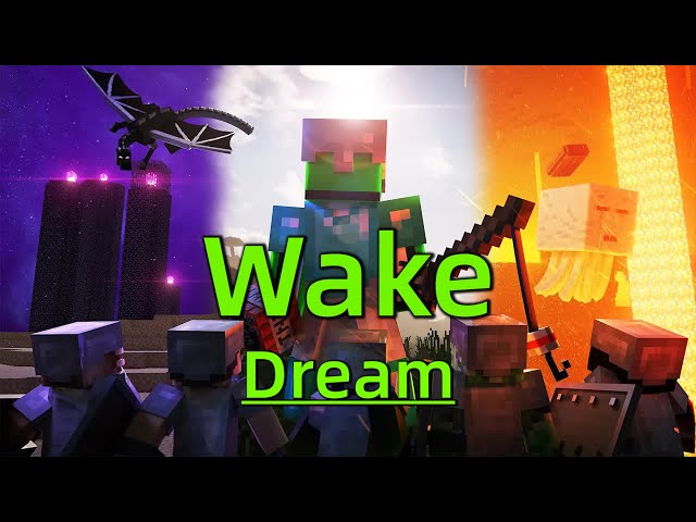 Dream | Wake(A Minecraft Manhunt Animated Montage)