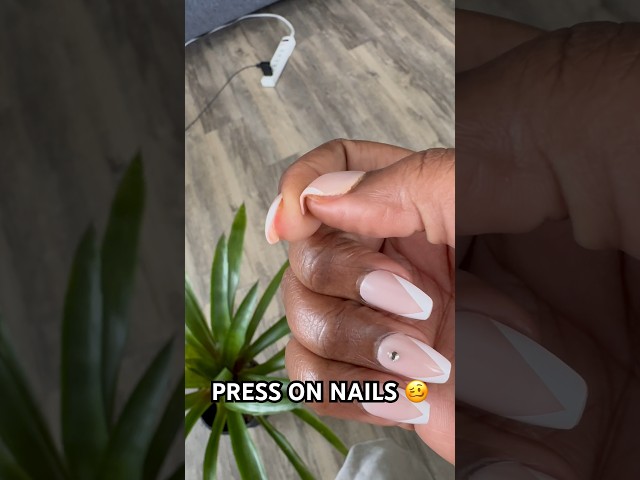 Let’s test these nails 💅🏾 #pressons #pressonnails #gelx #shorts #impress #nailglue #nails #nailart