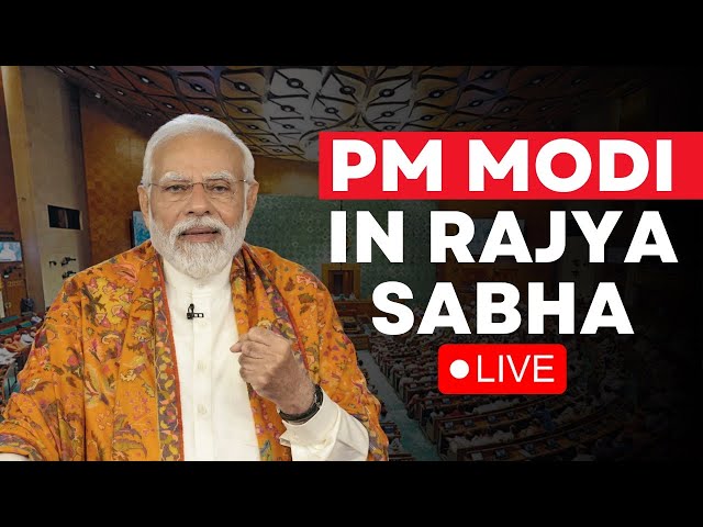PM Modi Rajya Sabha Speech LIVE | Motion of Thanks on the President's Address | Sansad LIVE | Budget