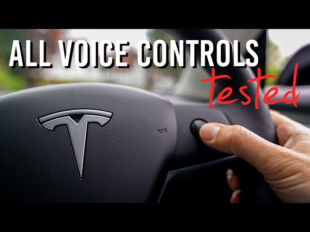 Tesla Model 3 VOICE COMMANDS (2021 Controls + SIRI)