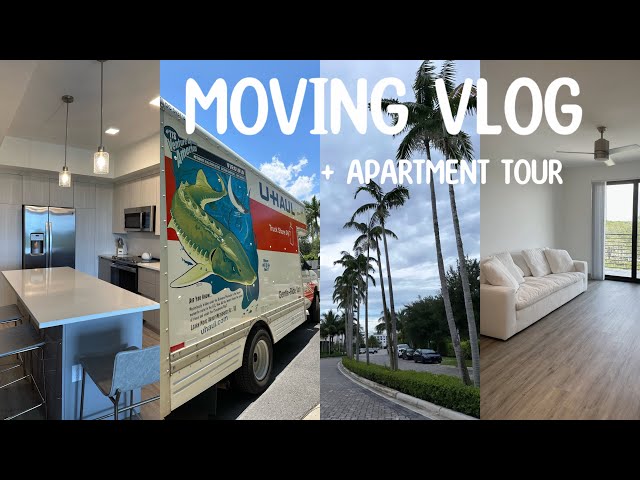 MOVING VLOG + empty apartment tour in south florida!