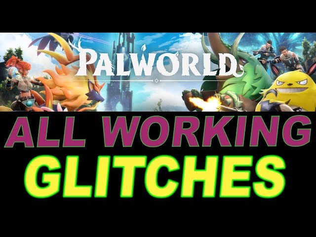 ALL WORKING GLITCHES for PAL-WORLD .... Infinite sphere glitch, jet drogon glitch and more