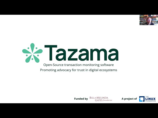Tazama presentation and demo