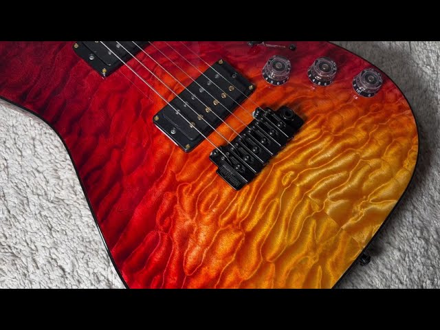 Warmoth Soloist Dragon Breath Part 3: the end result