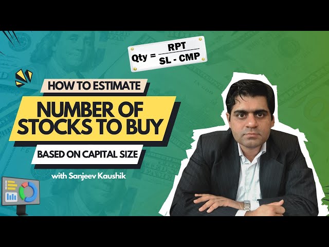Managing Risk by Controlling Position Size/Number of Stocks to Buy #stockmarketforbeginners