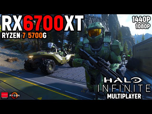 Halo Infinite Multiplayer | RX6700XT 12GB + Ryzen 7 5700G + 16GB RAM