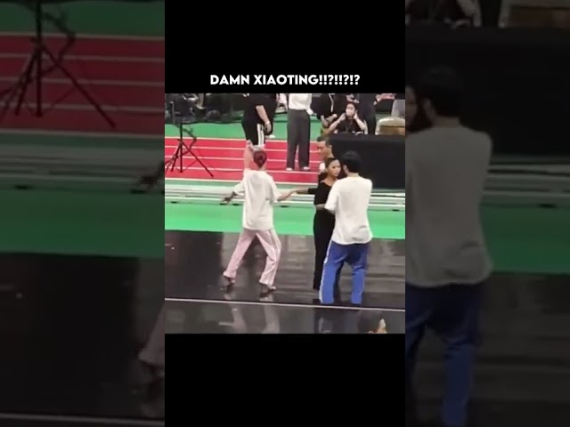 Xiaoting practicing for ISAC dance sports 2022
